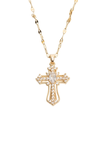 Ожерелье в виде креста в современном стиле — JEWEL16-JEWEL149-БРОНЗ