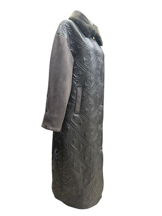 Ayollar kurtka-paltosi, Chanel yechiladigan mo‘ynali ayollar kurtka-paltosi, 125 sm