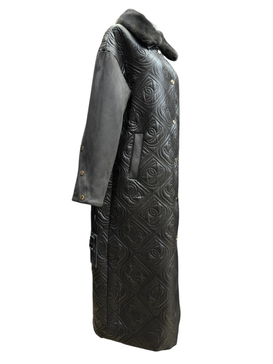 Ayollar kurtka-paltosi, Chanel yechiladigan mo‘ynali ayollar kurtka-paltosi, 125 sm