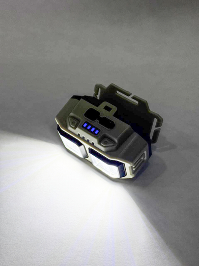 HX-816 peshona fonari - kuchli, yorug‘lik manbai LED fonar fanar