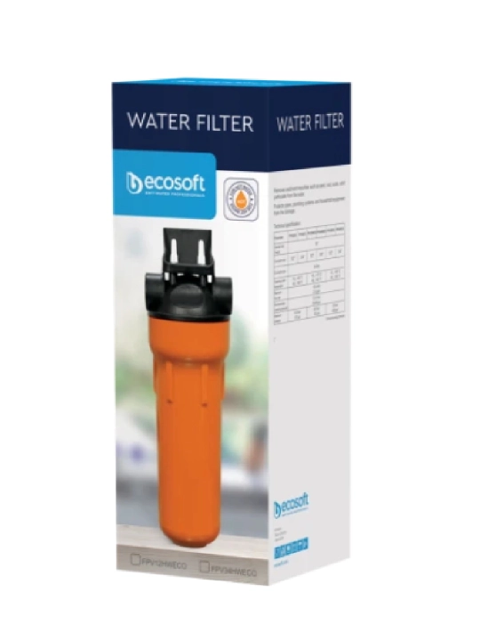 Ecosoft FPV12HWECO - issiq maishiy suvni tozalash uchun termal bardoshli filtr