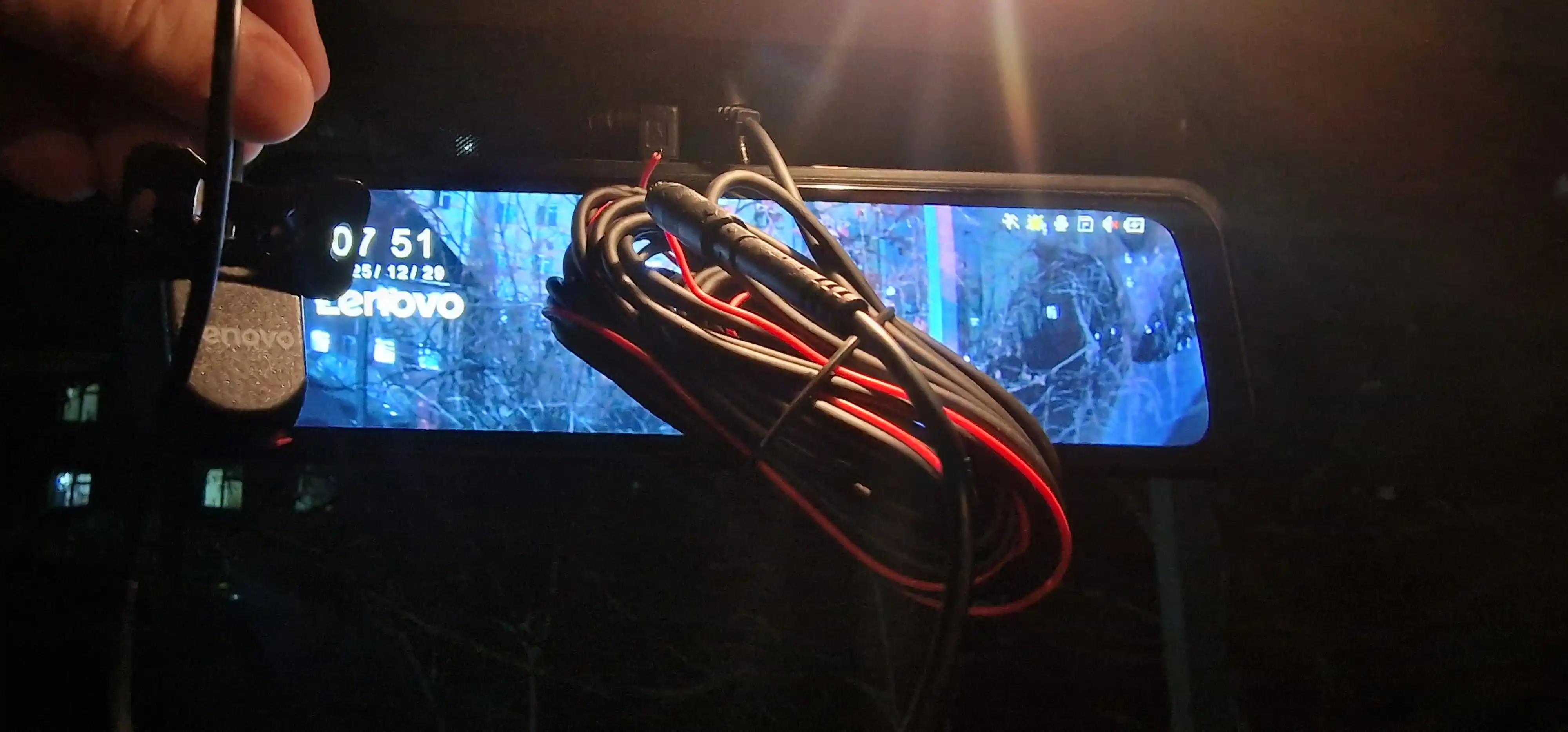 Videoregistrator uchun orqani ko'rish kamerasi Lenovo