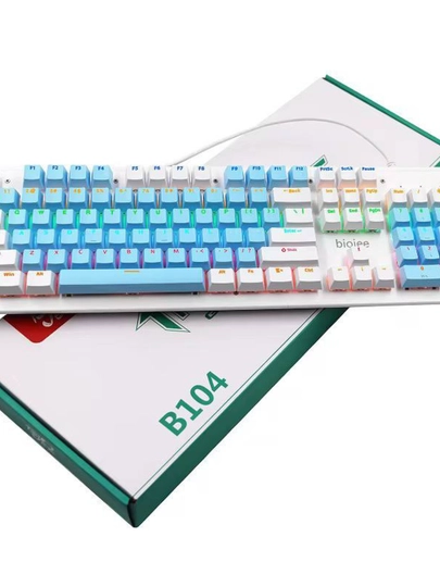 B104 RGB mexanik klaviatura (104 tugma) - 