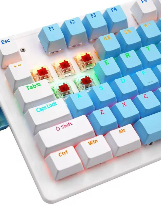 Механическая клавиатура B104 RGB (104 клавиши) красный переключатель