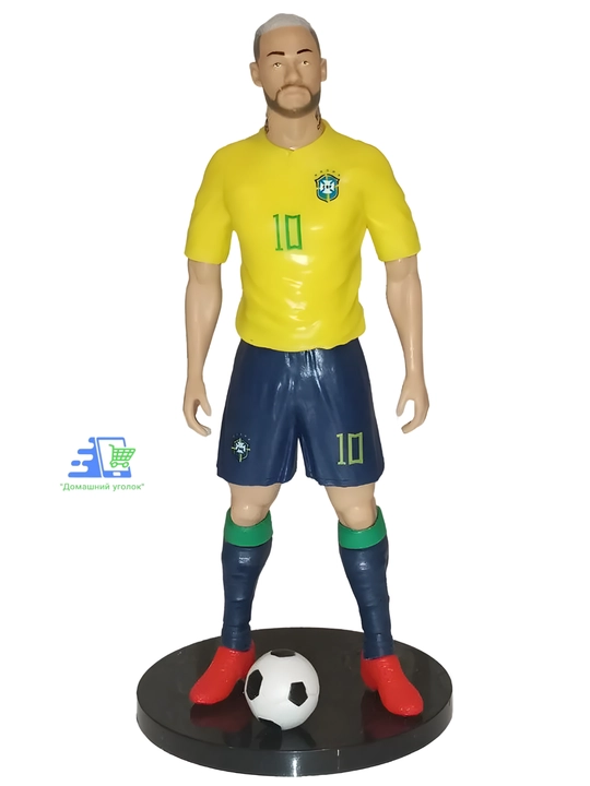 Katta futbol yulduzlari figurkalari — Messi, Mbappe, Ronaldo, Lamine Yamal, Vinisius