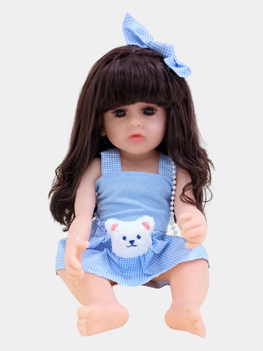 Кукла Reborn, 55 см, Реборн кукла музыкальная для девочек