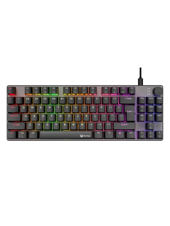 Игровая клавиатура MK008 Pro, MeeTion, механикическая, TKL 87 клавиш, с подсветкой