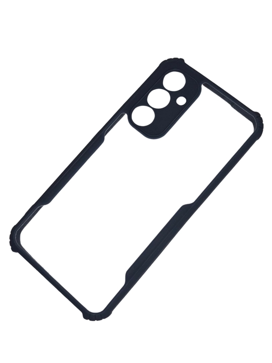 Samsung modellari uchun kuchaytirilgan ramkali shaffof smartfon himoya g‘ilofi