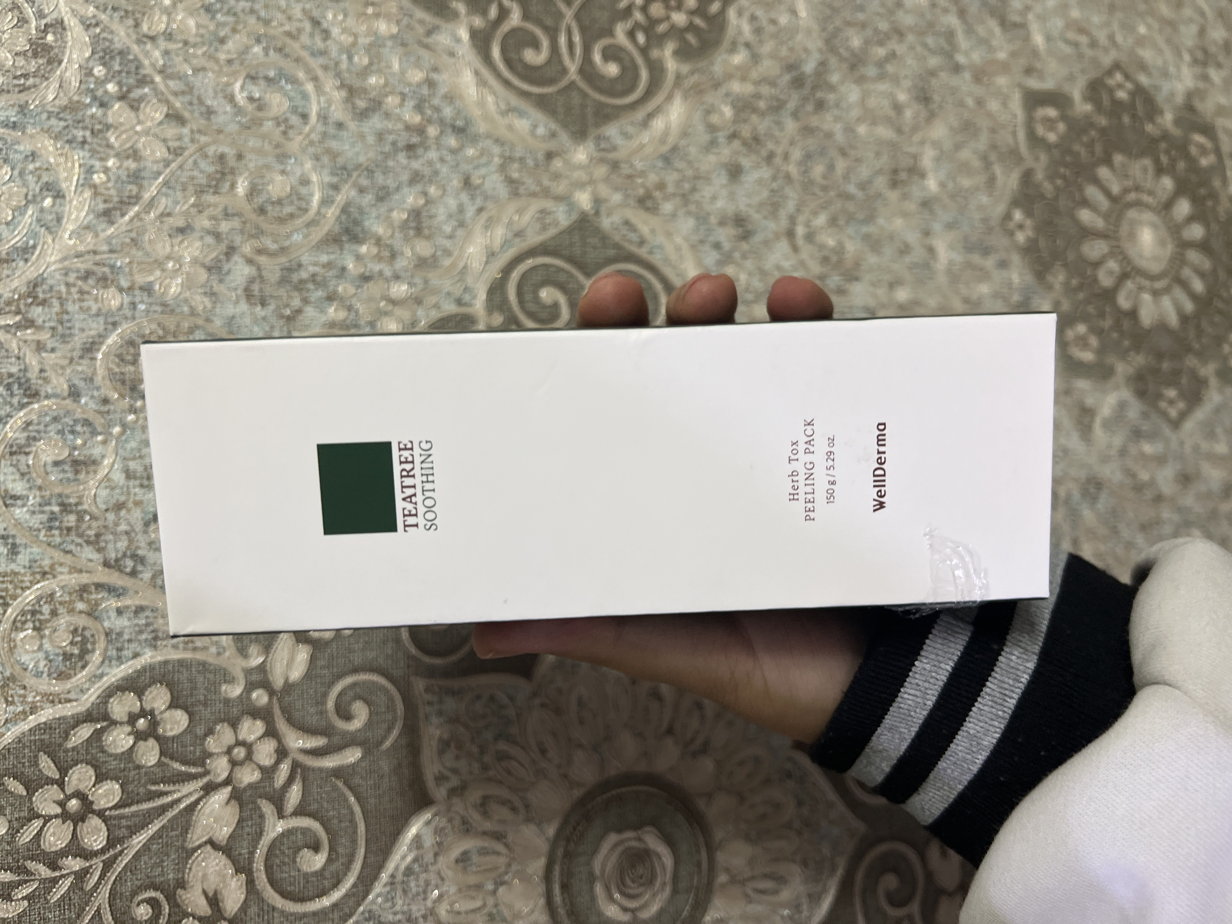 WellDerma TeaTree Herb Tox piling-niqobi, mikroignali yuz uchun, 150 ml