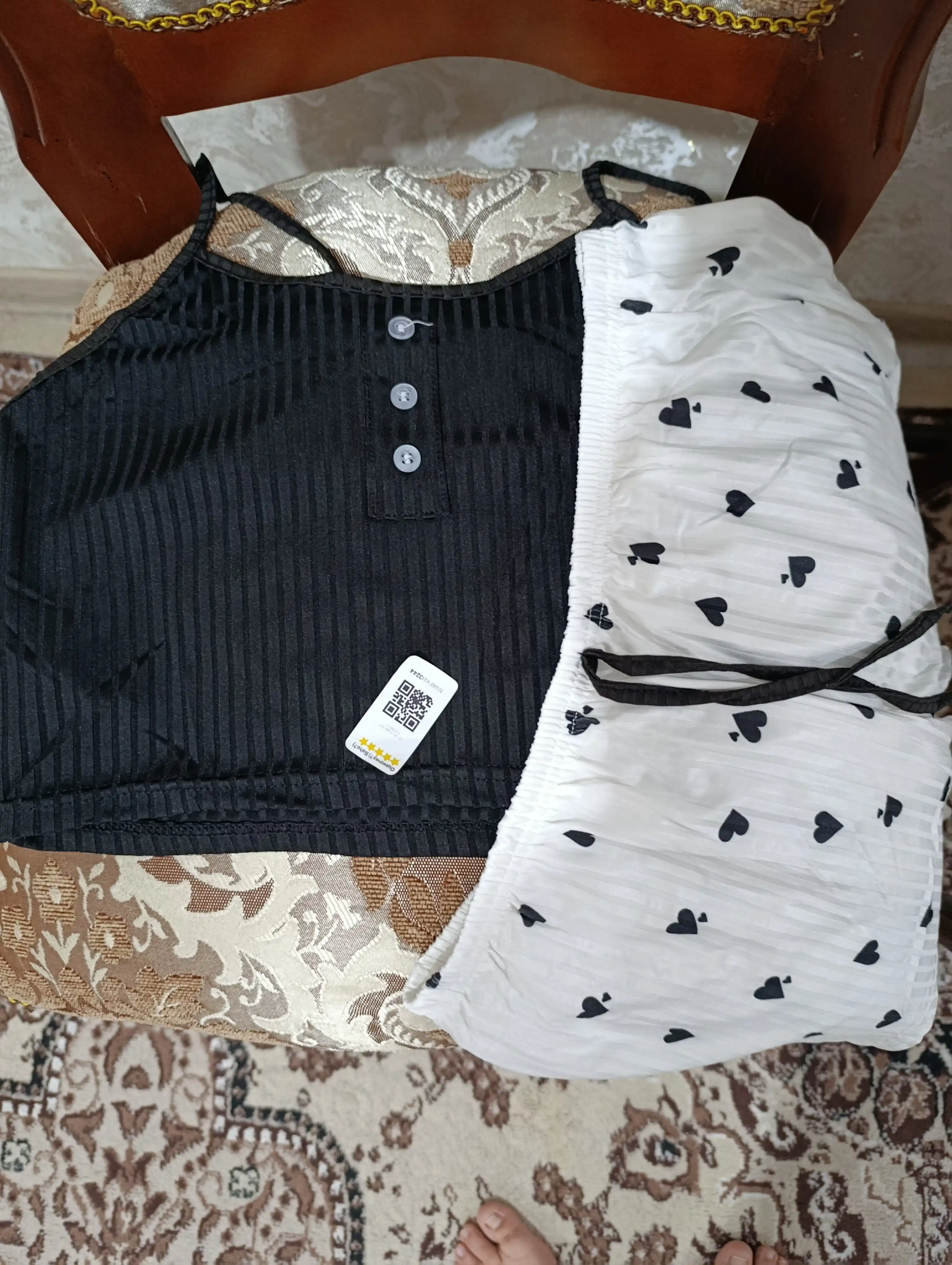 Комплект женской пижамы, 2 в 1, 3 в 1