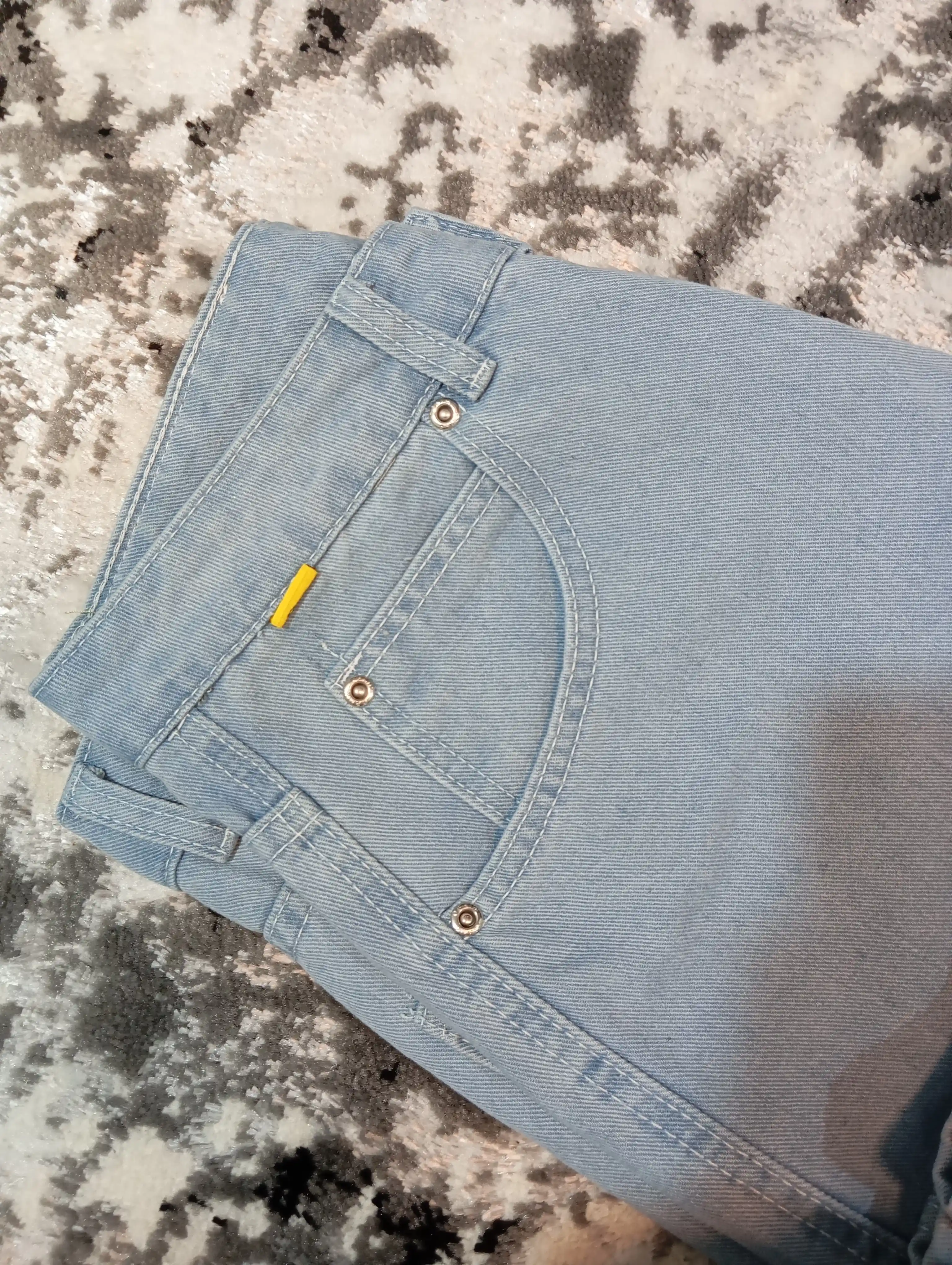 Keng baggi jinsi shimlar Dime, erkaklar, ayollar va o‘smirlar uchun, o‘lchamlari S-XXL