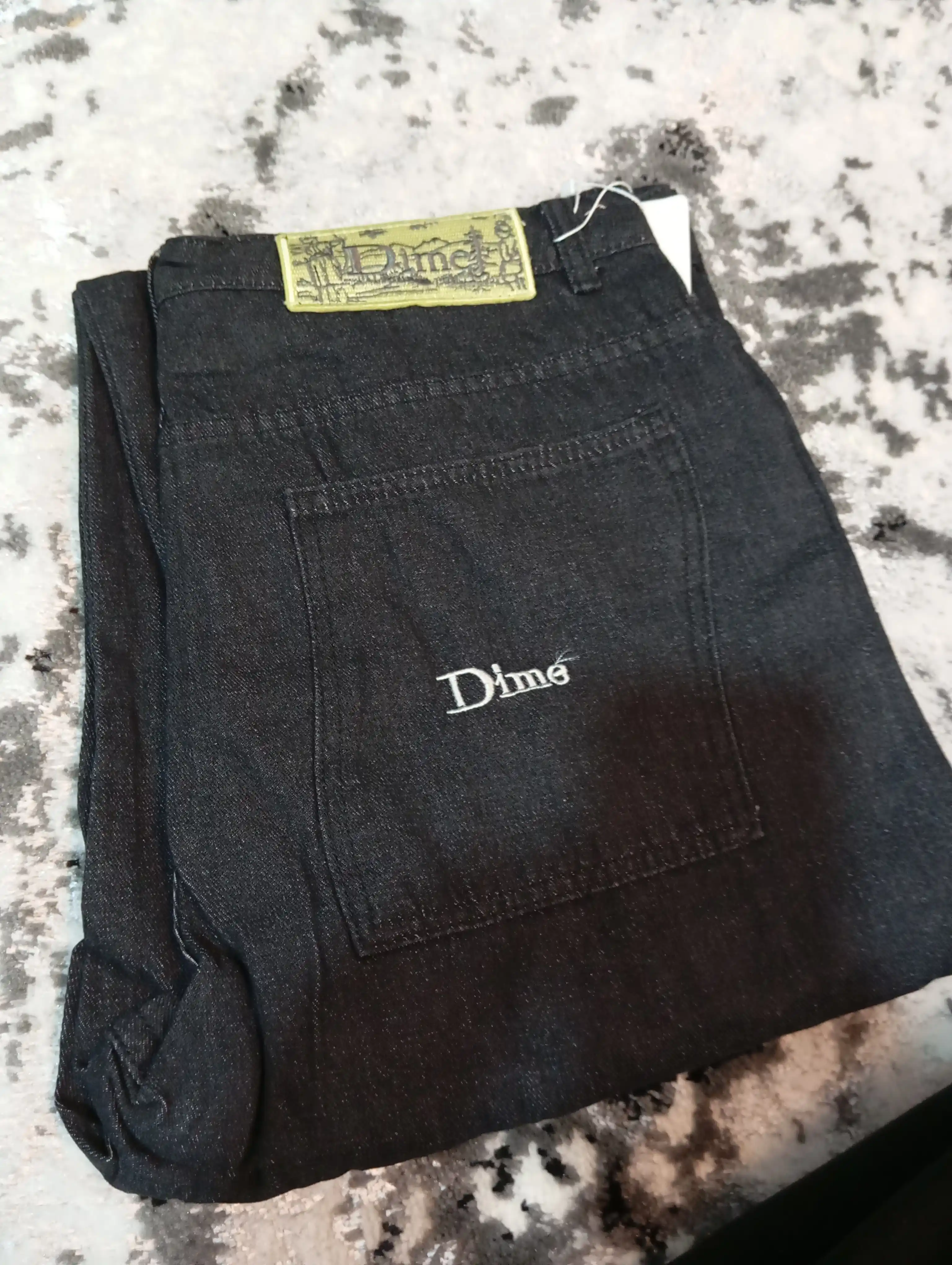 Keng baggi jinsi shimlar Dime, erkaklar, ayollar va o‘smirlar uchun, o‘lchamlari S-XXL