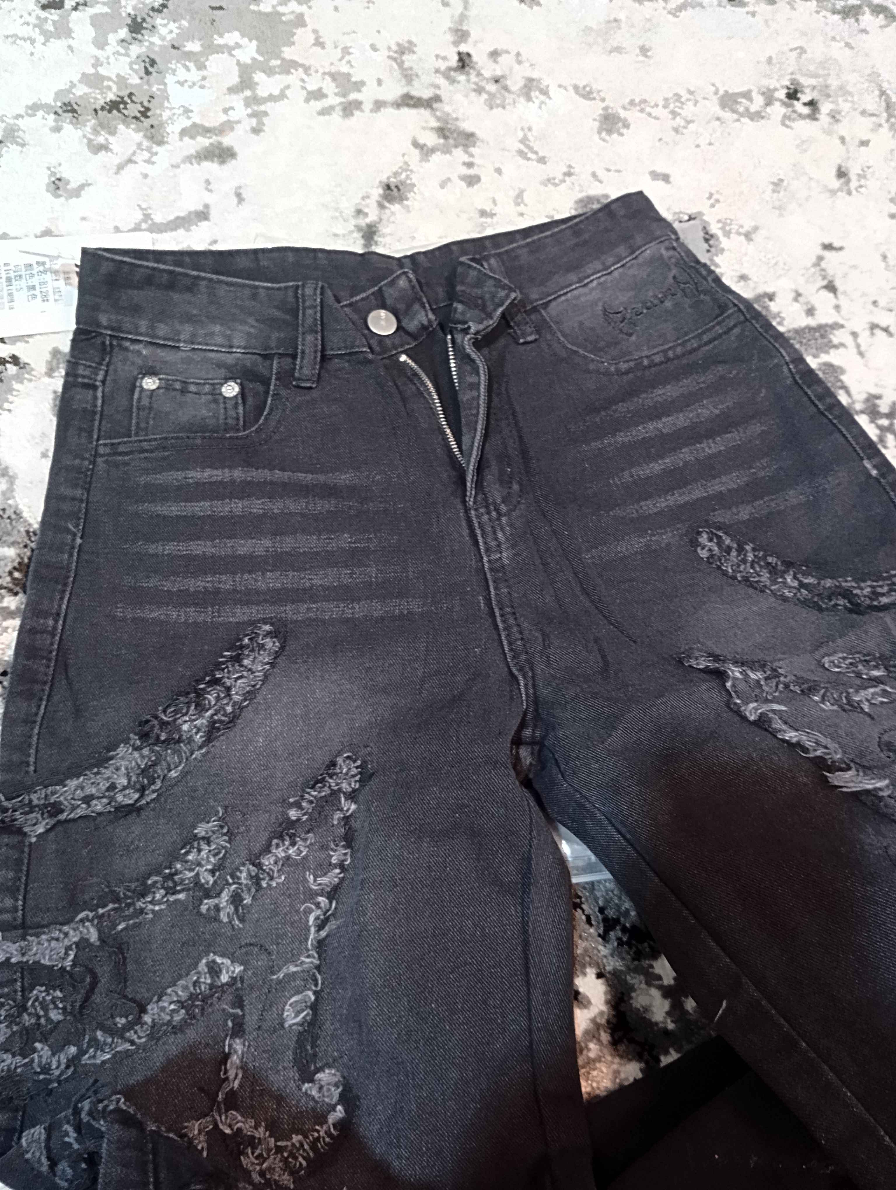 Keng baggi jinsi shimlar Reaven, erkaklar, ayollar va o‘smirlar uchun, o‘lchamlari S-3XL