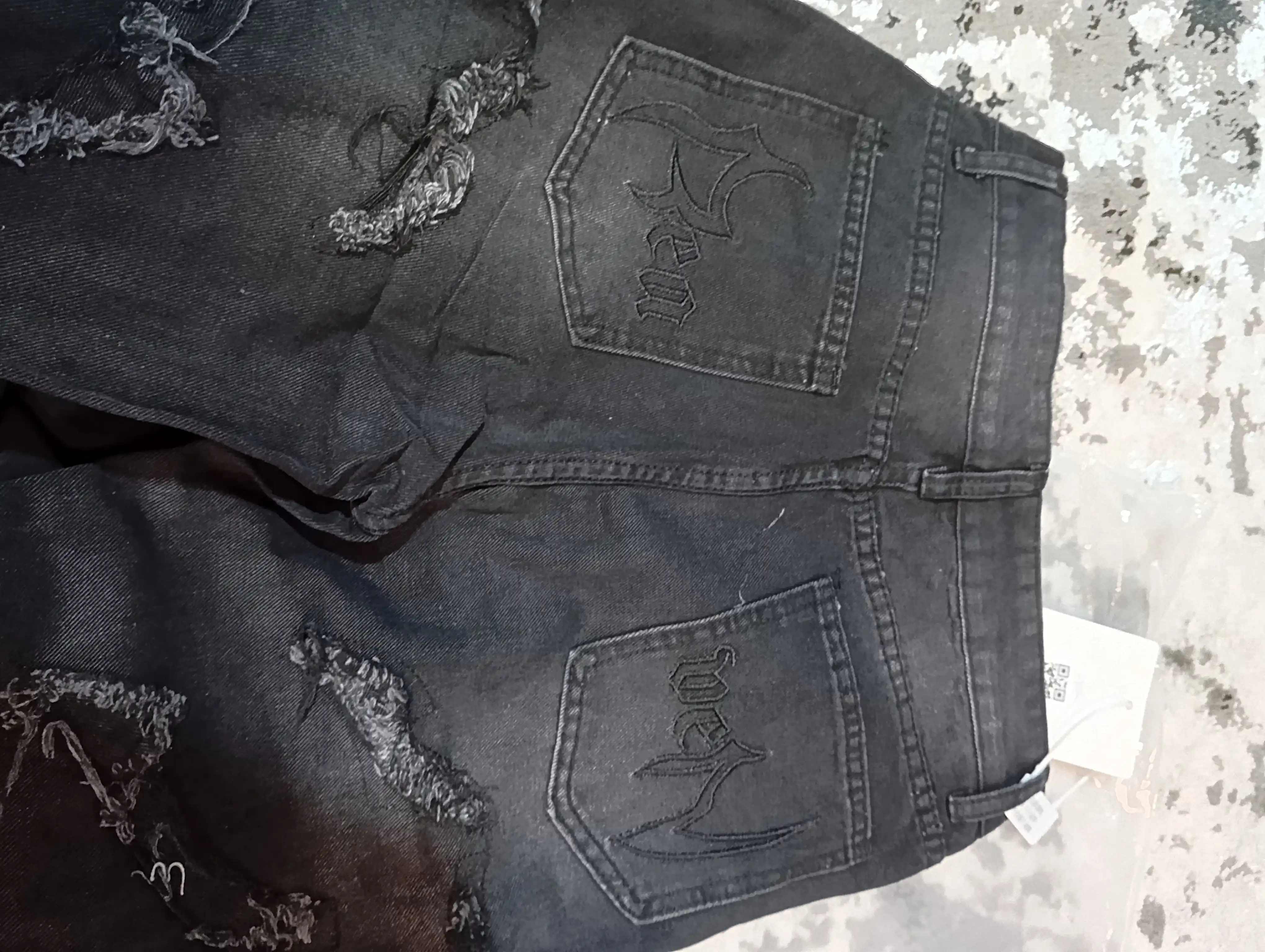 Keng baggi jinsi shimlar Reaven, erkaklar, ayollar va o‘smirlar uchun, o‘lchamlari S-3XL