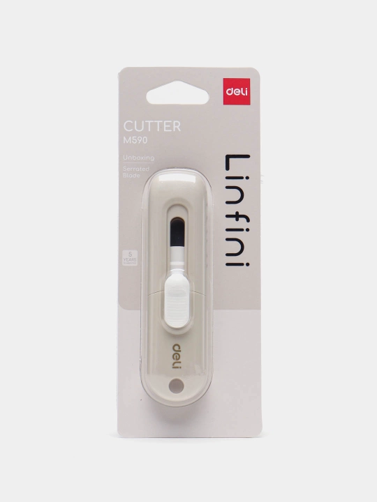 Нож канцелярский LINFINI Deli EM590-WHITE - 