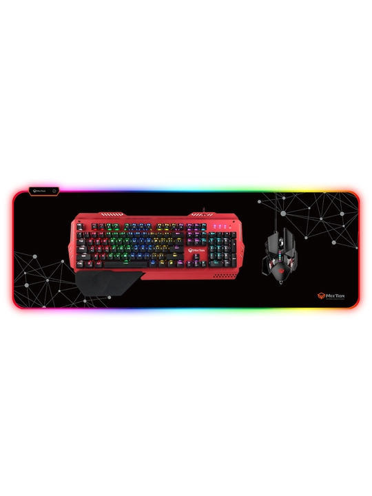 Игровой коврик для мыши PD121 с RGB-подсветкой, увеличенный