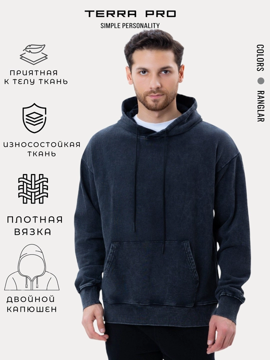 TERRA PRO Erkaklar tolstovkasi qisqa uzunligi AW24CR2-2-21189