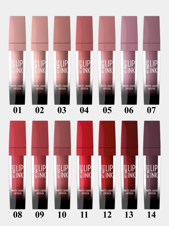 Suyuqlik mat lab bo‘yog‘i My Matte