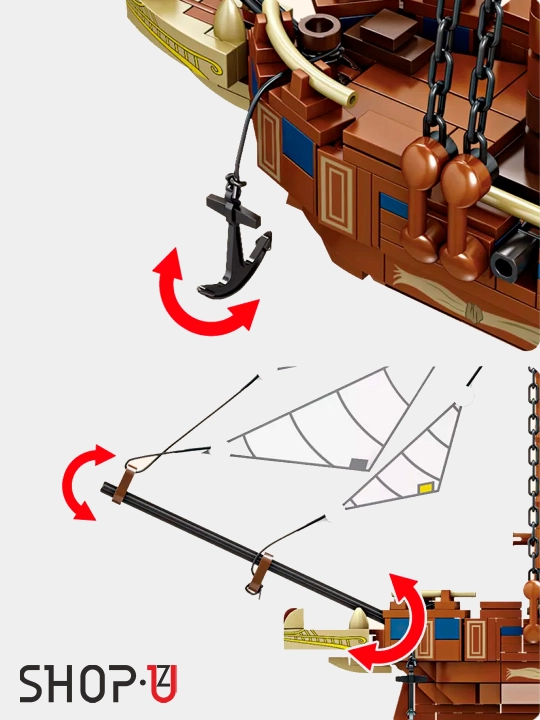 Конструктор 3D Lego, Makka, Kolizey, Burj Xalifa, Eyfil minorasi, Minora ko‘prigi