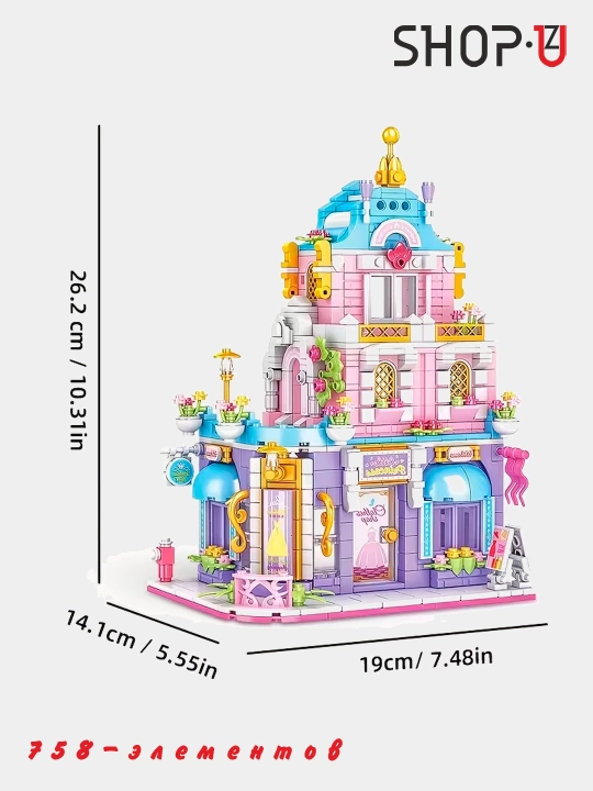 Конструктор 3D Lego, Мекка, Колизей, Бурдж Халифа, Эйфилева Башня, Тауэрский мост