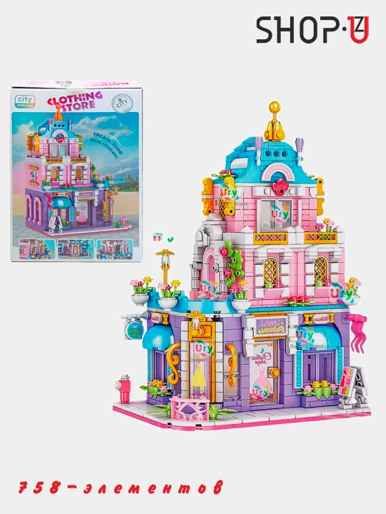 Конструктор 3D Lego, Мекка, Колизей, Бурдж Халифа, Эйфилева Башня, Тауэрский мост