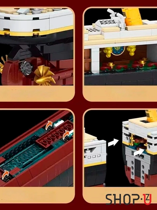 Конструктор 3D Lego, Мекка, Колизей, Бурдж Халифа, Эйфилева Башня, Тауэрский мост