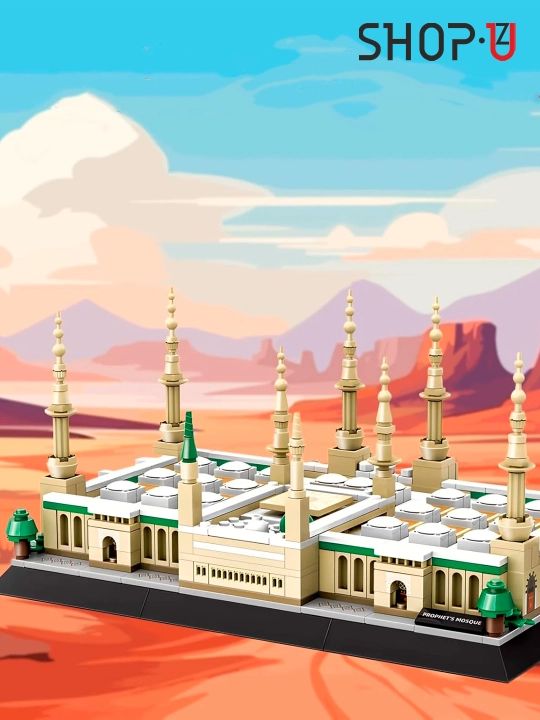 Конструктор 3D Lego, Makka, Kolizey, Burj Xalifa, Eyfil minorasi, Minora ko‘prigi