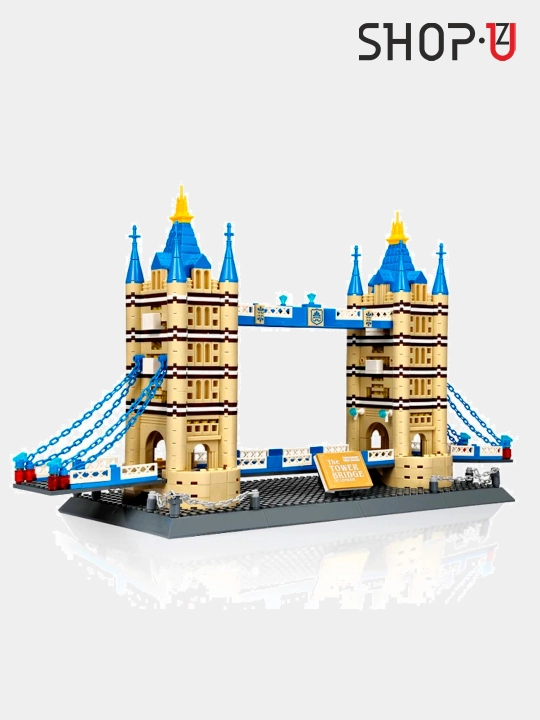 Конструктор 3D Lego, Makka, Kolizey, Burj Xalifa, Eyfil minorasi, Minora ko‘prigi