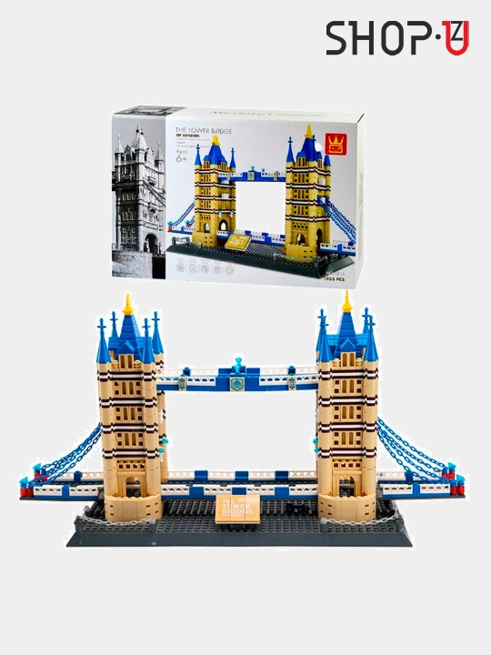 Конструктор 3D Lego, Makka, Kolizey, Burj Xalifa, Eyfil minorasi, Minora ko‘prigi