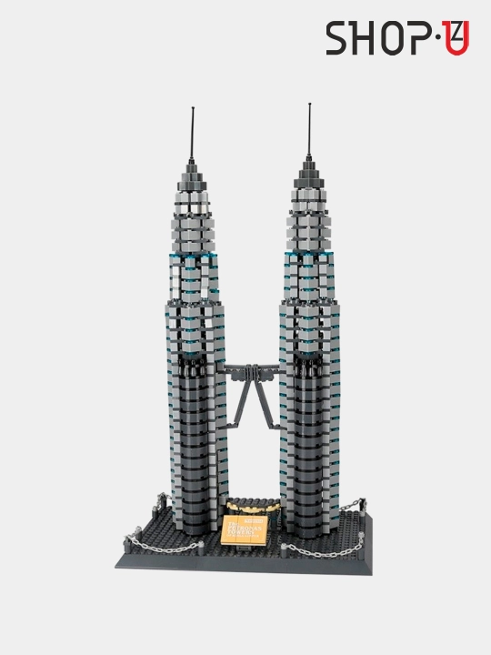 Конструктор 3D Lego, Мекка, Колизей, Бурдж Халифа, Эйфилева Башня, Тауэрский мост