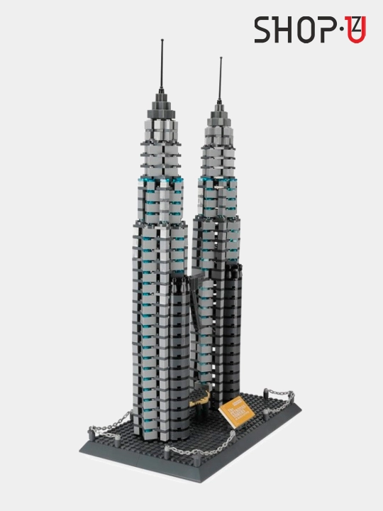 Конструктор 3D Lego, Мекка, Колизей, Бурдж Халифа, Эйфилева Башня, Тауэрский мост