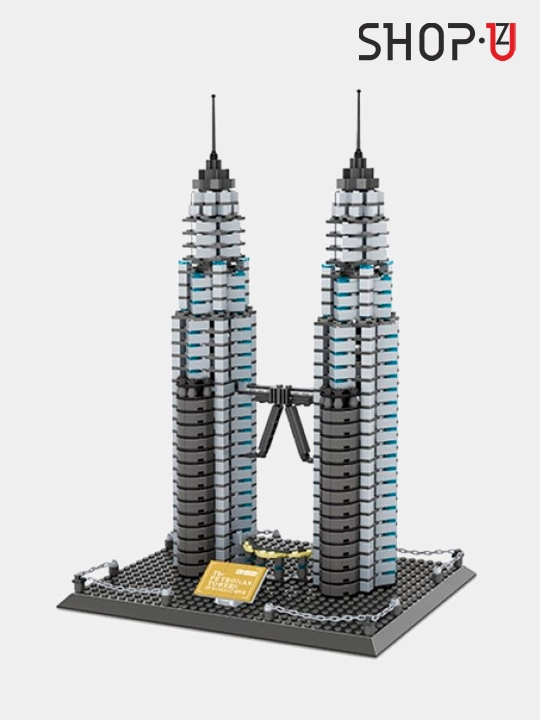Конструктор 3D Lego, Мекка, Колизей, Бурдж Халифа, Эйфилева Башня, Тауэрский мост