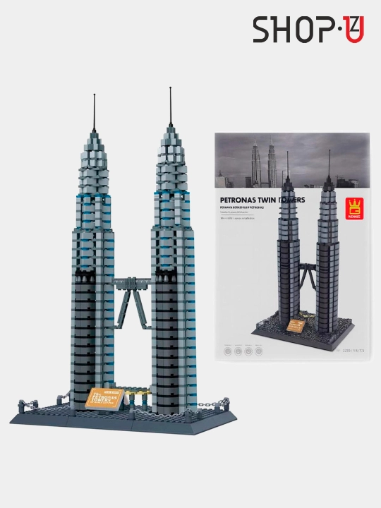Конструктор 3D Lego, Мекка, Колизей, Бурдж Халифа, Эйфилева Башня, Тауэрский мост