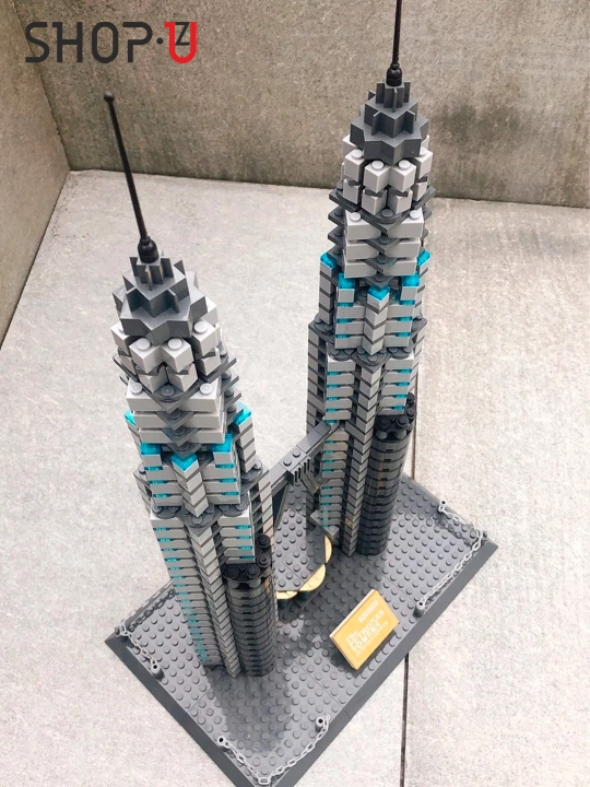 Конструктор 3D Lego, Мекка, Колизей, Бурдж Халифа, Эйфилева Башня, Тауэрский мост