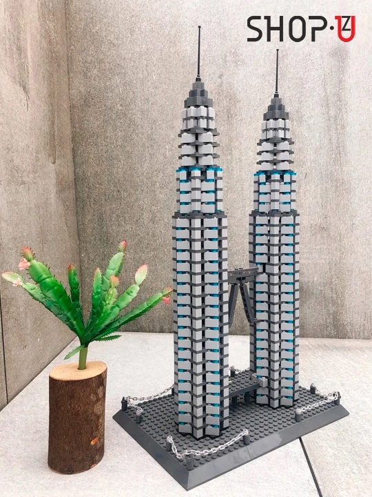 Конструктор 3D Lego, Мекка, Колизей, Бурдж Халифа, Эйфилева Башня, Тауэрский мост