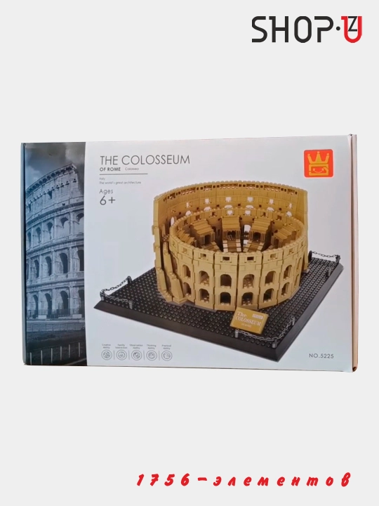 Конструктор 3D Lego, Makka, Kolizey, Burj Xalifa, Eyfil minorasi, Minora ko‘prigi