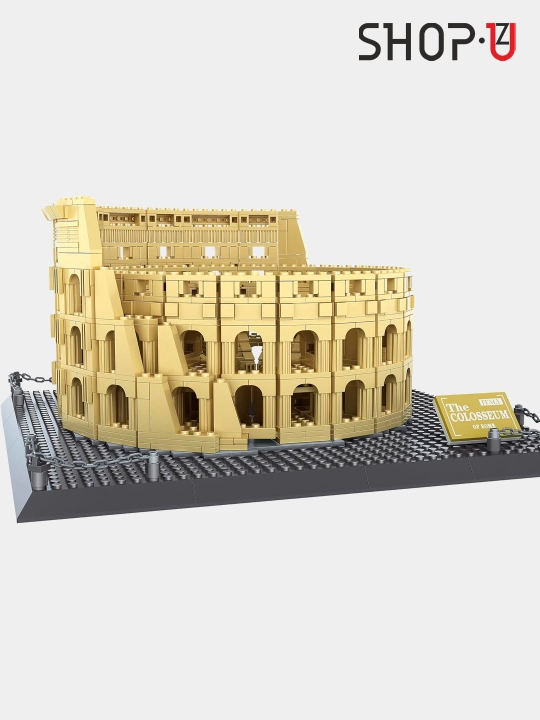 Конструктор 3D Lego, Makka, Kolizey, Burj Xalifa, Eyfil minorasi, Minora ko‘prigi