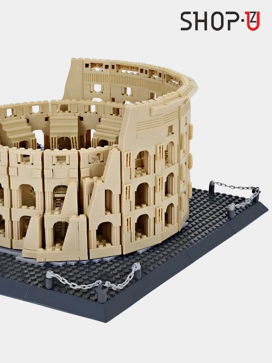 Конструктор 3D Lego, Makka, Kolizey, Burj Xalifa, Eyfil minorasi, Minora ko‘prigi