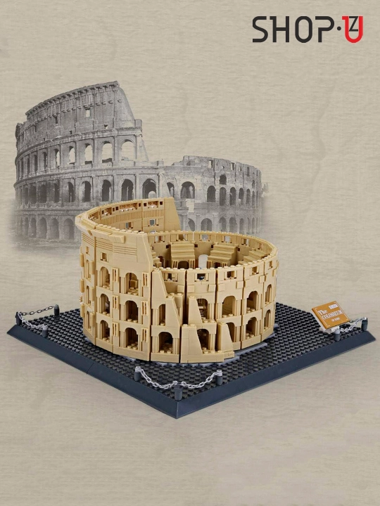 Конструктор 3D Lego, Makka, Kolizey, Burj Xalifa, Eyfil minorasi, Minora ko‘prigi