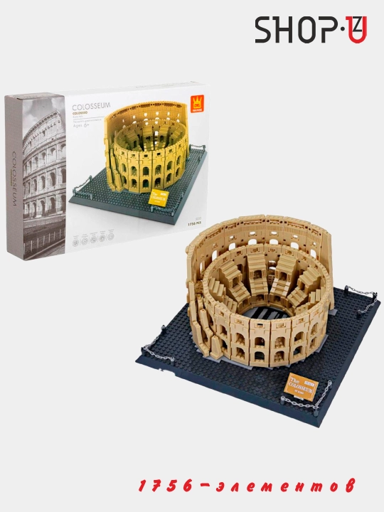 Конструктор 3D Lego, Makka, Kolizey, Burj Xalifa, Eyfil minorasi, Minora ko‘prigi