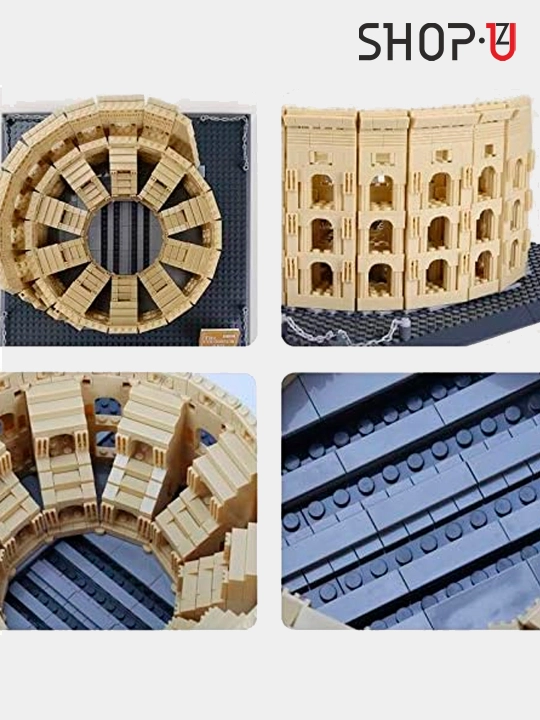 Конструктор 3D Lego, Makka, Kolizey, Burj Xalifa, Eyfil minorasi, Minora ko‘prigi