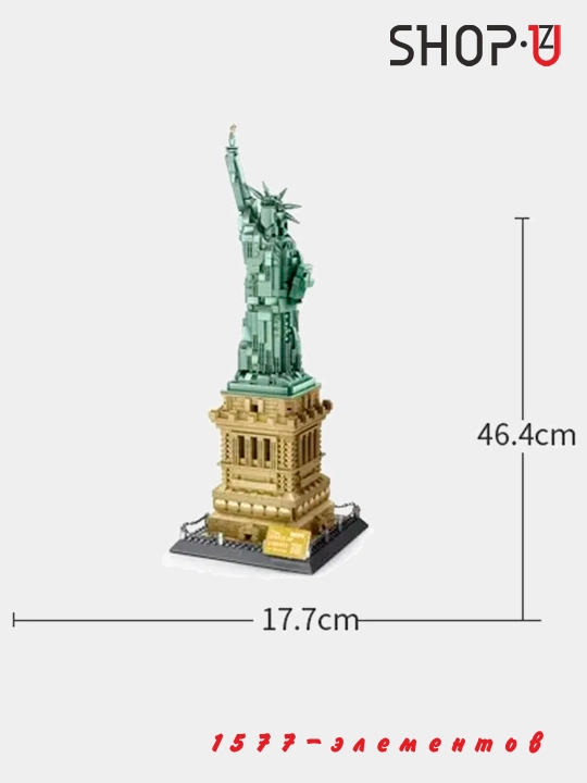 Конструктор 3D Lego, Makka, Kolizey, Burj Xalifa, Eyfil minorasi, Minora ko‘prigi