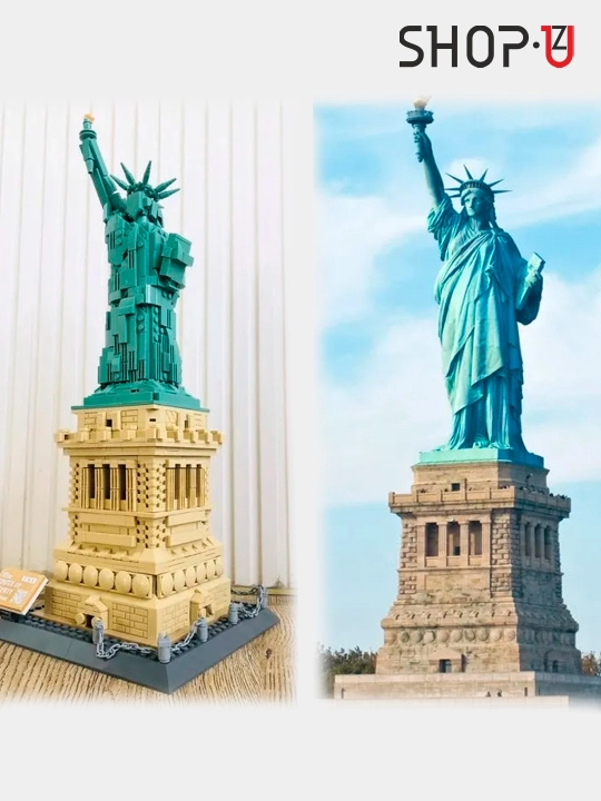Конструктор 3D Lego, Makka, Kolizey, Burj Xalifa, Eyfil minorasi, Minora ko‘prigi