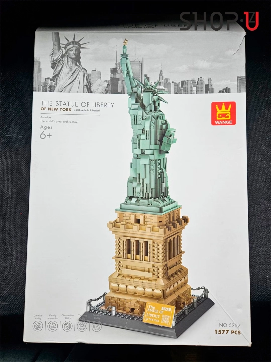 Конструктор 3D Lego, Makka, Kolizey, Burj Xalifa, Eyfil minorasi, Minora ko‘prigi