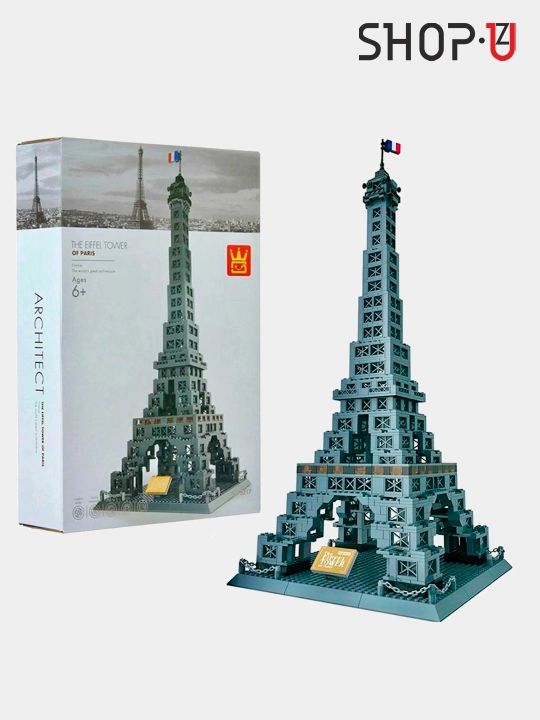 Конструктор 3D Lego, Мекка, Колизей, Бурдж Халифа, Эйфилева Башня, Тауэрский мост