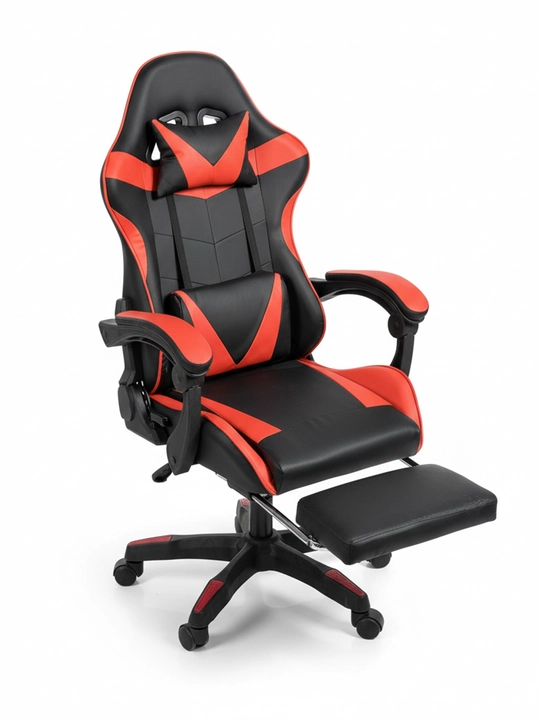 Gaming kreslo TOJIRBEK, kompyuter va ofis uchun, oyoq qo'ygichli o'rindiq