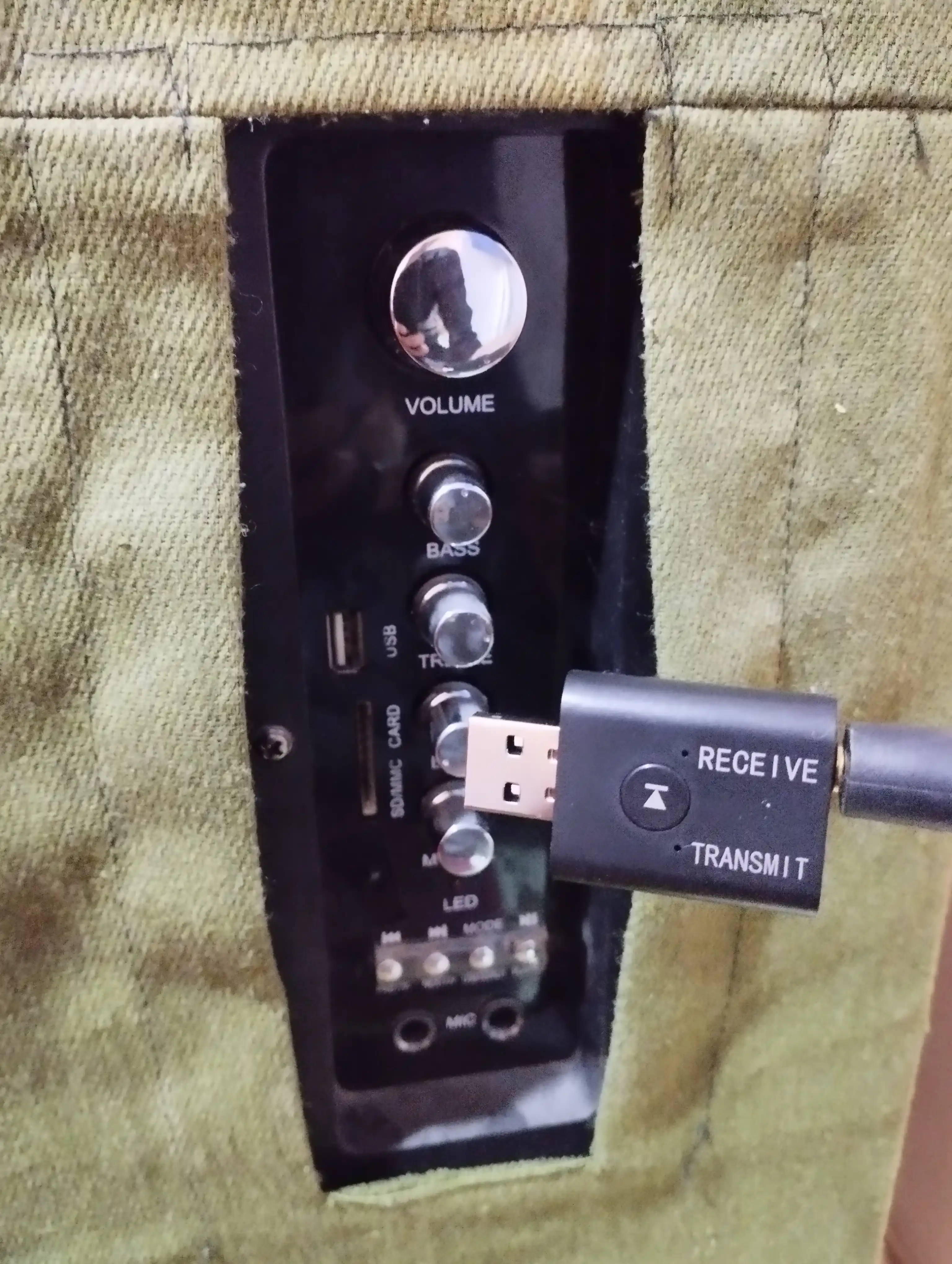 Адаптер bluetooth USB 5.0 AUX для авто, телевизора, пк