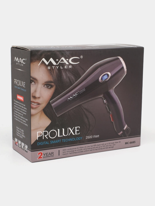 Профессиональный фен для сушки и укладки волос Mac-Styler MC-810, MC-811, MC-812