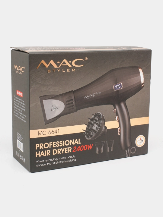 Профессиональный фен для сушки и укладки волос Mac-Styler MC-810, MC-811, MC-812