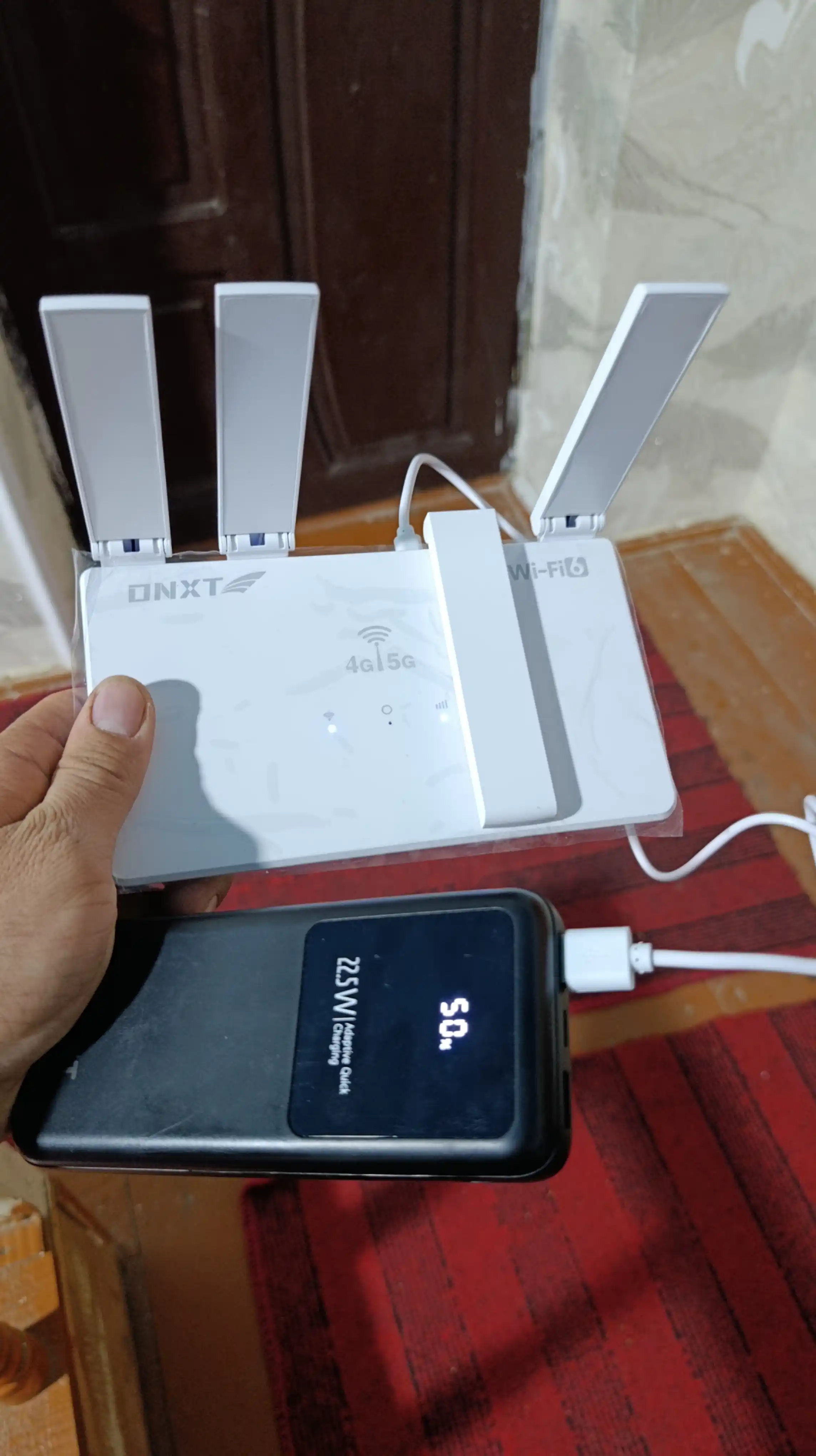 4G+ WIFI6 ONXT CPE-906-E SIM-karta orqali Ishlaydigan router